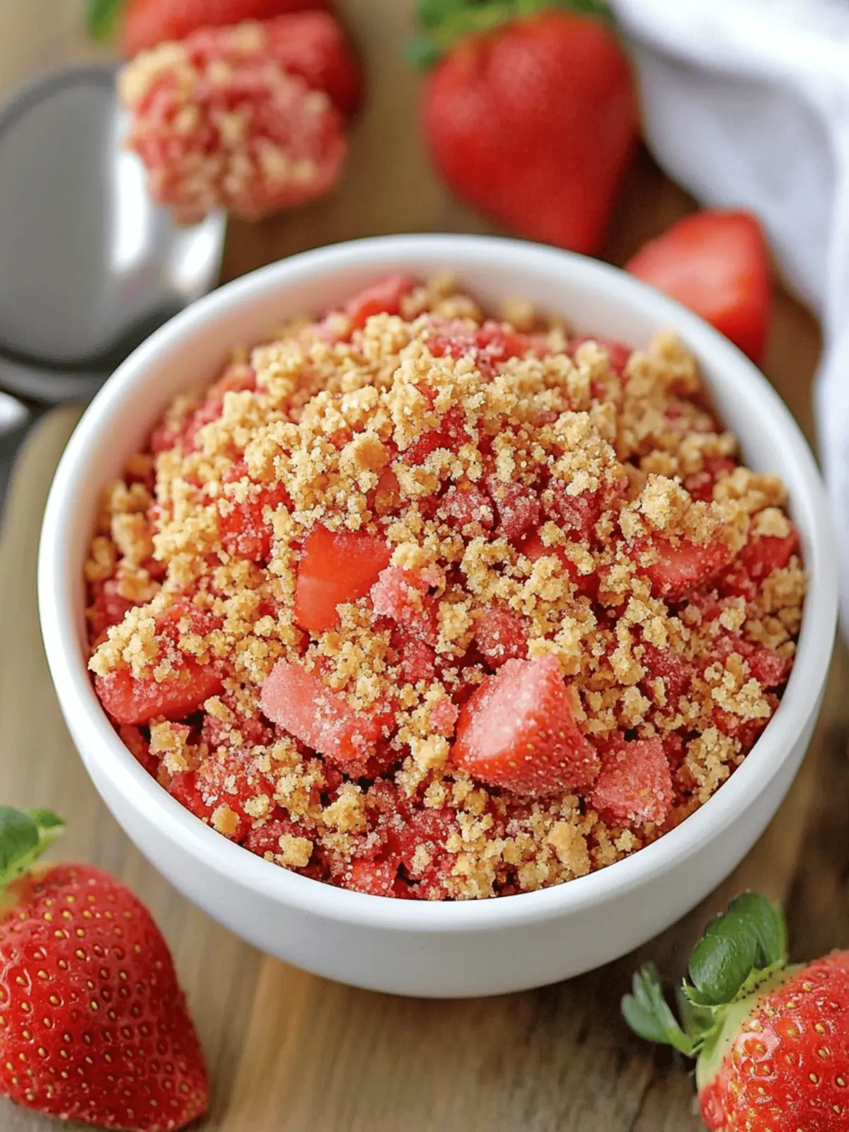 Create Irresistible Homemade Strawberry Crunch in Just 3 Steps 2 Homemade Strawberry Crunch