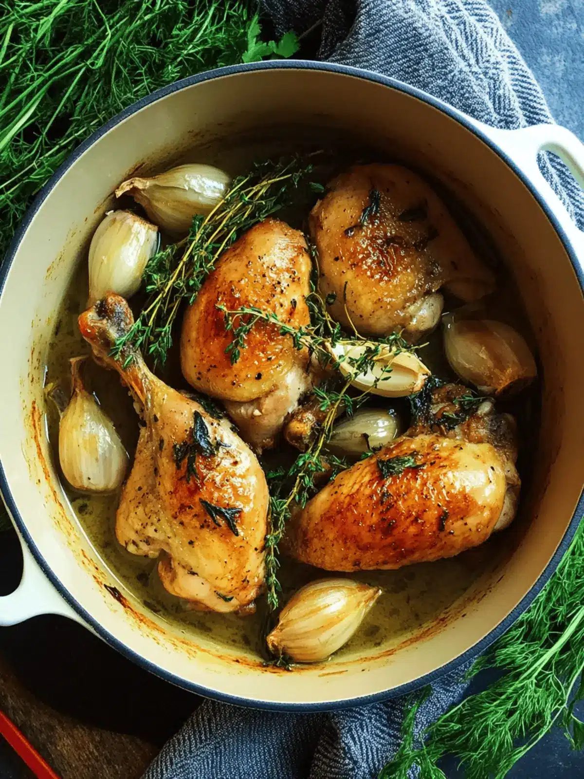 Easy Chicken with 40 Cloves of Garlic - A Comfort Food Classic